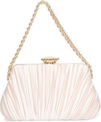 Lauren Lorraine Debbie Clutch in Nude at Nordstrom