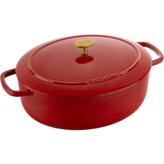Ballarini Olla Ovalada Ballarini Bellamonte Roja 5,5 Litros Hierro Fundido