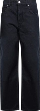 Isabel Marant Jeans, Dames, Zwart, XS, Katoen, Dromie Broek