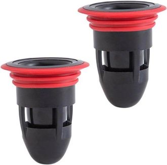 OEM Juego De 2 Filtros De Silicona Para Desag&uuml;e De Ducha: V&aacute;lvula De Desag&uuml;e Antiolor Y Antidesodorante Para Desag&uuml;es De 41-50 Mm