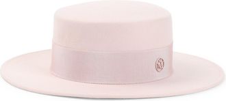 Maison Michel Pink Kiki Wool Felt Hat-Donna
