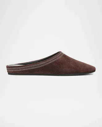 Veronica Beard Narcisa Suede Mules