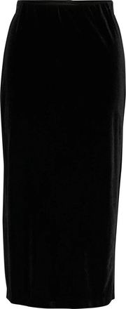 Inwear Elegante Zwarte Aida Rok - Dames - Midirokken - Zwart - S - Polyester - Rokken