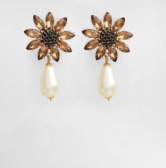 Dolce & Gabbana Re Edition Clip Earrings - Woman Bijoux Gold Metal Onesize