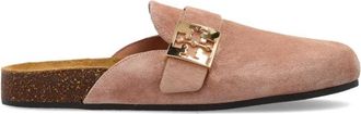 Tory Burch Mellow Mule - Dames - Slip ons - Roze - 35 1/2 EU - Su&egrave;de - Schoenen