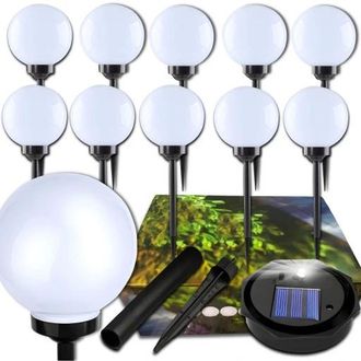 OEM Bola De L&aacute;mparas Solares Para Jard&iacute;n L&aacute;mpara Solar Led De Bolas Blancas Para Jard&iacute;n
