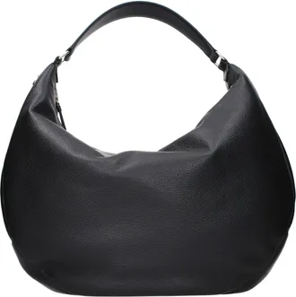 Jimmy Choo London Black Leather Shoulder Womens Bag