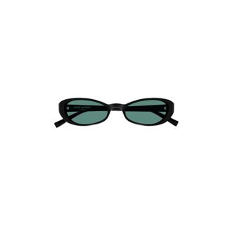 Saint Laurent Accessoires, Dames, Zwart, ONE Size, Nylon, Sue Zonnebril
