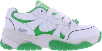 Axel Arigato Catfish Lo Sneakers Wit/Smaragd - Dames - Sneakers - Wit - 37 EU - Schoenen