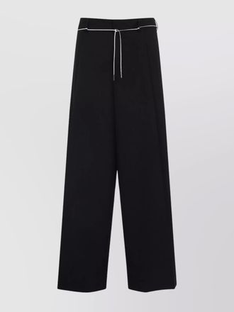 Dries Van Noten wide leg high waist pants with belt loops