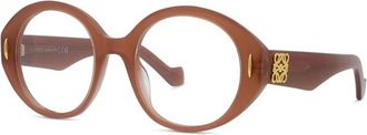 Loewe Glasses, female, Orange, 51 MM, Anagram 066 Eyeglasses