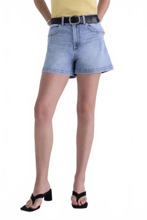 Pistola Denim Aoki High Waist Shorts In Terrace