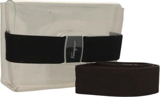 Ferragamo Vala Shoulder Bag Vinyl Plastic Shoulder Bag Bag (Pre-Owned)