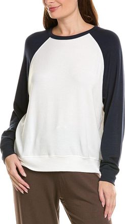 SPLITS59 Andie Oversized Colorblock Fleece Sweatshirt