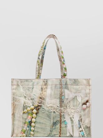 Acne Studios printed cotton tote bag