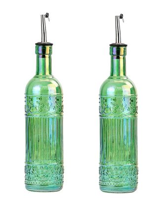 10 Strawberry Street 13 Strawberry Street Abercorn Textured Glass Oil & Vinegar Cruet Set