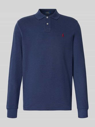 Polo Ralph Lauren Poloshirt mit kurzer Knopfleiste in Dunkelblau, Gr&ouml;&szlig;e XXL