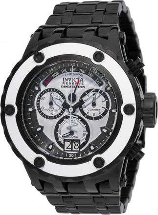 Invicta Reserve PANDA Chronograph Quartz White Dial Mens Watch 48609
