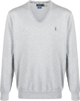 Polo Ralph Lauren Heren, Truien, Grijs, Maat: 2XL