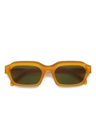 Retro Superfuture Occhiali da sole squadrati - Arancione