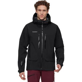 Mammut Crater Pro Hs Hooded Jacket - Mens in Black at Nordstrom, Size Medium
