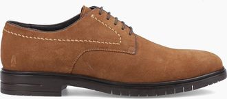 Hush Puppies Mens Hush Puppies STERLING SUEDE SHOE Mens Loafer Shoes Tan - Brown - Size: 11