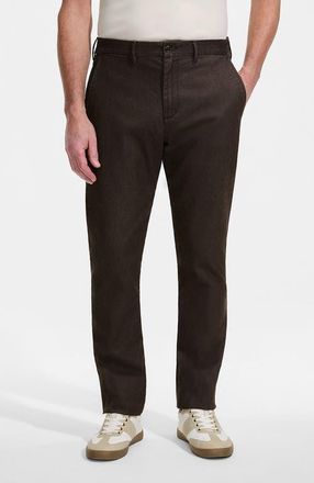 Lands End Travel Kit Comfort Waist Classic Fit Chino Pant in Dark Earth at Nordstrom, Size 35 X 34