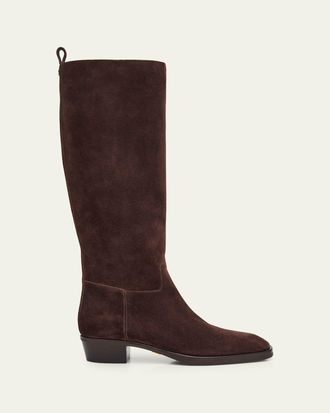 Jimmy Choo London 45mm Mave Suede Knee-High Boots