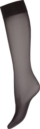Wolford Satin Touch Knee High Socks in Black at Nordstrom, Size Medium