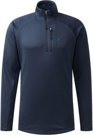 Hagl&ouml;fs Korp Mid Halfzip Fleecepullover f&uuml;r Herren | blau