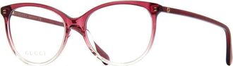 Gucci Ladies Black Cat Eye Eyeglass Frames GG0550O 007