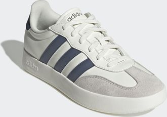 adidas Sneaker ADIDAS SPORTSWEAR BARREDA, Herren, Gr. 42,5, weiss (sanftes wei&szlig;, preloved ink, grau one), Leder, Synthetik, Schuhe Sneaker, inspiriert vom De