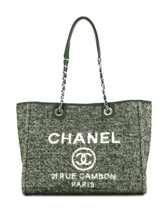 Chanel 2022 Deauville tote bag - Groen
