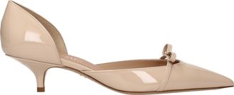 Ferragamo Gyoia Damess Sandalen Lakleer Beige/Nude