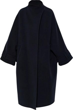 Darkpark Oversize Alba Jas - Dames - Jas met riem - Blauw - XS - Wol - Jassen