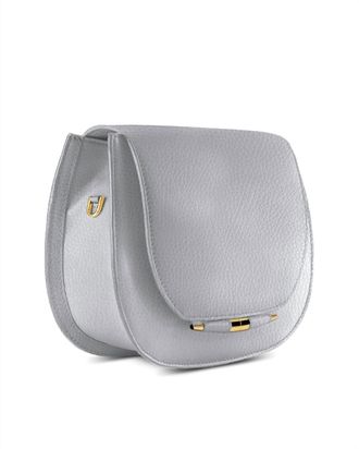 TYLER ELLIS Womens Jane Saddle Small Crossbody Bag In Grey