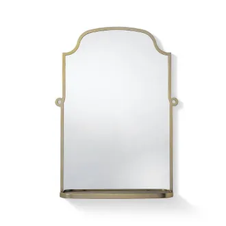 Frontgate Polaris Wall Mirror with Shelf - Frontgate