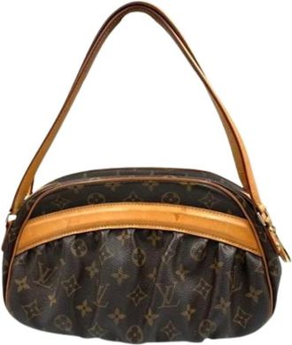 Louis Vuitton Pre-owned Clara Schoudertas - Dames - Vintage Schoudertas - Bruin - ONE Size - Vintage