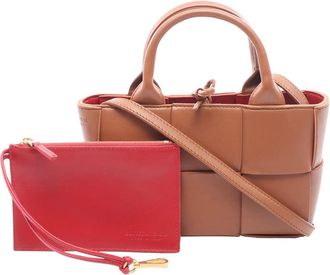 Bottega Veneta Pre-owned Bottega Veneta Candy Lambskin Intreccio Arco Tote Ladies 97WC0TU98ZXK3E4G