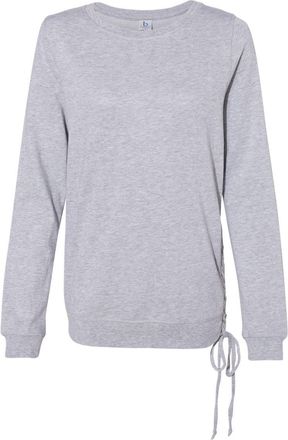 Boxercraft Womens Enzyme-Washed Rally Lace-Up Sweatshirt