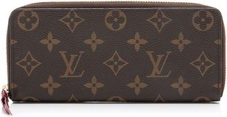 Louis Vuitton Brown Monogram Canvas Clemence Wallet (Authentic Pre-Loved)