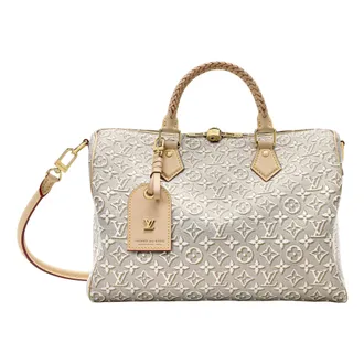 Louis Vuitton (WMNS) LOUIS VUITTON Speedy Soft 30 Monogram Embl&egrave;me Peuplier M28479