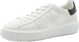Hogan H-Stripes Sneakers Aw 24 - Heren - Sneakers - Wit - 39 EU - Leer - Schoenen