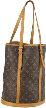 Louis Vuitton Pre-owned Bucket Bags, female, Brown, Size: ONE SIZE Pre-owned Vintage Bucket Bag