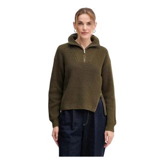 Oui Dames, Truien, Groen, Maat: XL Katoen