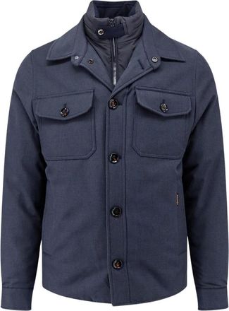 Moorer Giacca leggera - - Jackets - Uomo - Blu - M