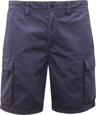 Woolrich Bermuda Gart Dyed Cargo Shorts - Heren - Korte Broeken - Blauw - W31 - Korte Broeken