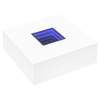 vidaXL Mesa De Centro Con Led Infinity Blanca 100x100x40 Cm Vidaxl
