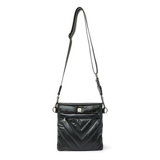 Think Royln Womens Sidewalk Bag In Pearl Black