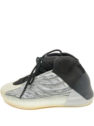 Yeezy by Kanye West QNTM high-top sneakers - men - Fabric/Mesh/Neoprene/Fabric/Rubber - 42.5 - Grey